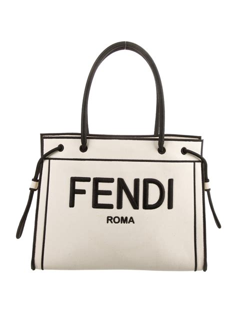 how much is fendi roma bag|Fendi roma canvas tote.